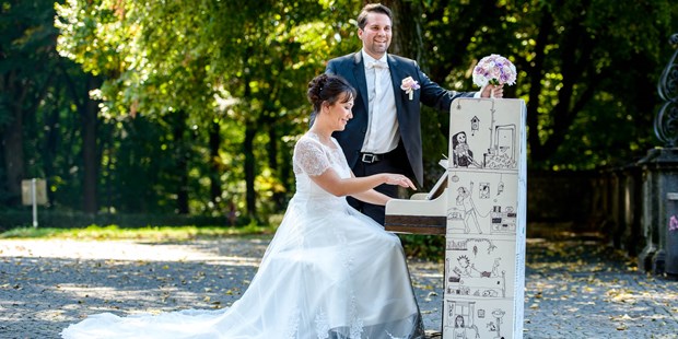 Hochzeitsfotos - Copyright und Rechte: Bilder auf Social Media erlaubt - Oberbayern - Hochzeitsfotografie in München am Friedensengel - Wolfgang Burkart Fotografie
