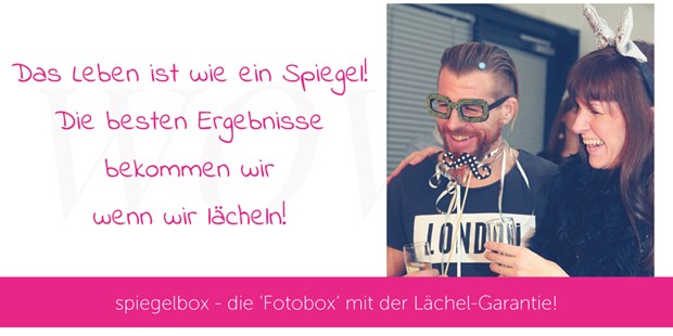 Hochzeitsfotos - Fotobox mit Zubehör - Eggenburg - spiegelbox