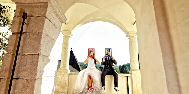 Hochzeitsfotos - Fotobox mit Zubehör - Döbriach - Aleksander Regorsek - Destination wedding photographer