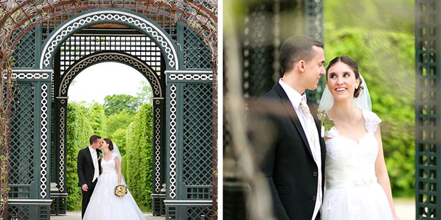 Hochzeitsfotos - Fotostudio - Sastin-Straze - Schlosspark Schönbrunn Wien - phototiller I Sophie Tiller