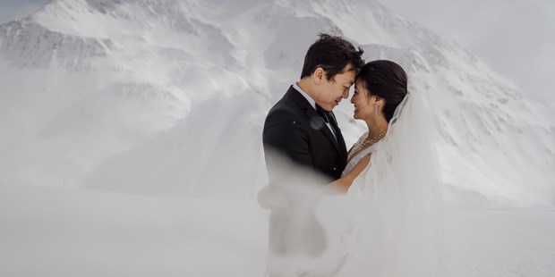 Hochzeitsfotos - Videografie buchbar - Sölden (Sölden) - Winter Hochzeit in der Schweiz - Blitzkneisser