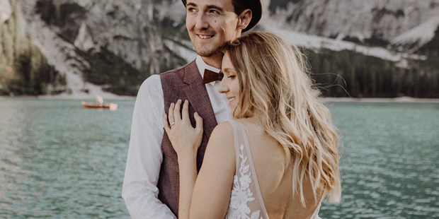 Hochzeitsfotos - Art des Shootings: Fotostory - Schwaben - Pragser Wildsee, Südtirol - Christian Wagner FILMS