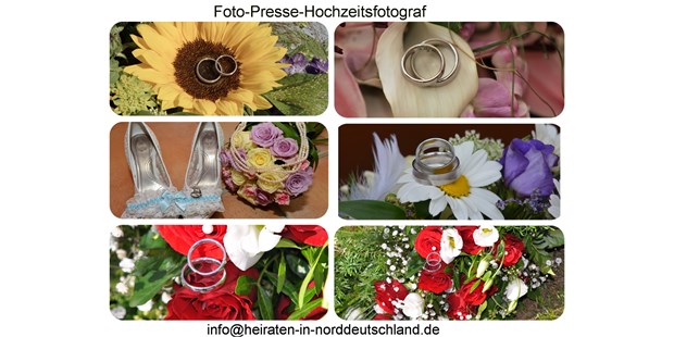Hochzeitsfotos - Fotobox mit Zubehör - Rövershagen - Trauringe,Eheringe, - REINHARD BALZEREK
