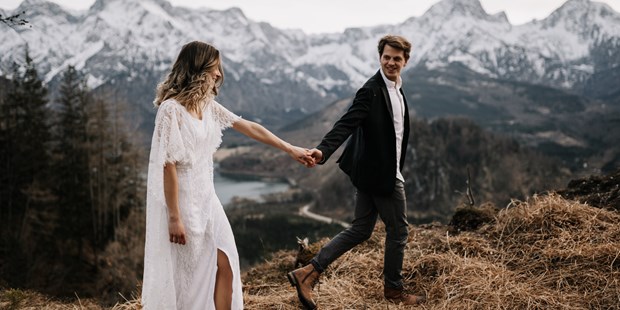 Hochzeitsfotos - zweite Kamera - Oberösterreich - Hochzeitsshooting am Berg im Salzkammergut in Oberösterreich - Kosia Photography