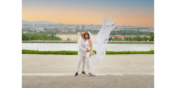 Hochzeitsfotos - Art des Shootings: Hochzeits Shooting - Donauraum - Schönes Open Air im Schloss Schönbrunn - TomaFot Wedding Story
