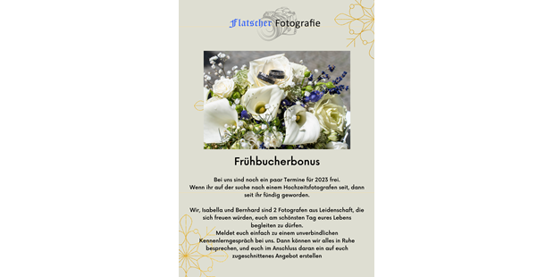 Hochzeitsfotos - Copyright und Rechte: Bilder privat nutzbar - Tiroler Unterland - Flatscher Fotografie