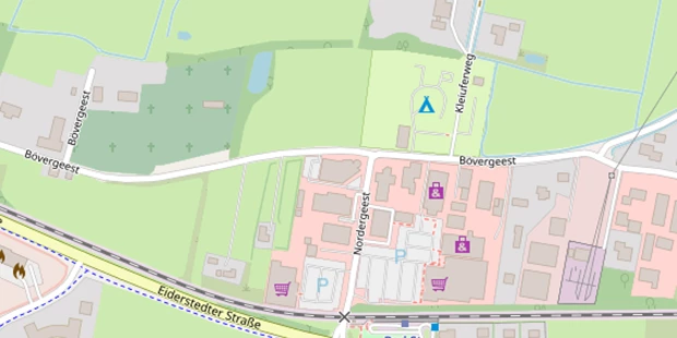 Hochzeitsfotograf auf Satellitenbild