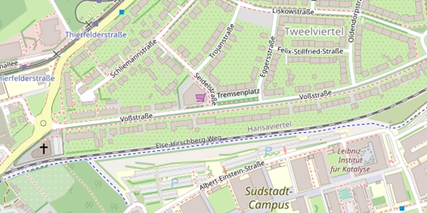 Hochzeitsfotograf auf Satellitenbild