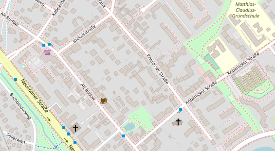 Hochzeitsfotograf auf Satellitenbild