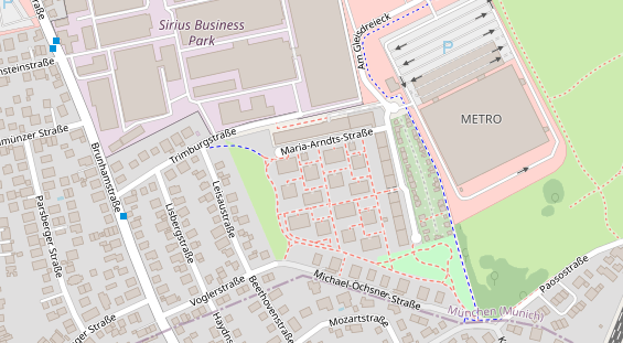 Hochzeitsfotograf auf Satellitenbild