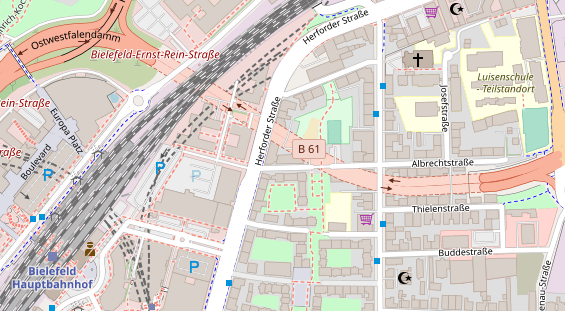 Hochzeitsfotograf auf Satellitenbild
