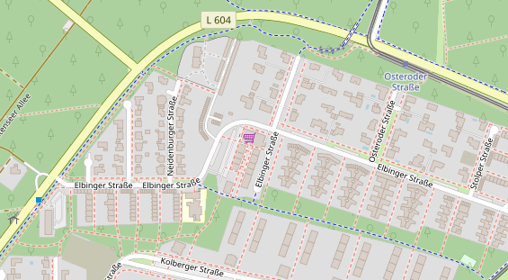 Hochzeitsfotograf auf Satellitenbild