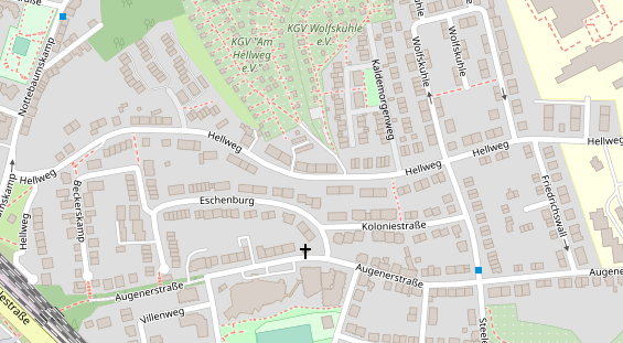 Hochzeitsfotograf auf Satellitenbild