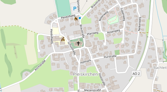 Hochzeitsfotograf auf Satellitenbild