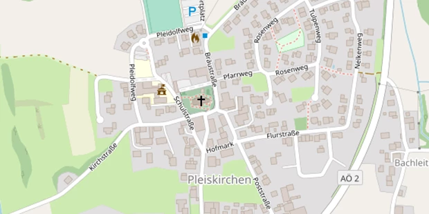 Hochzeitsfotograf auf Satellitenbild