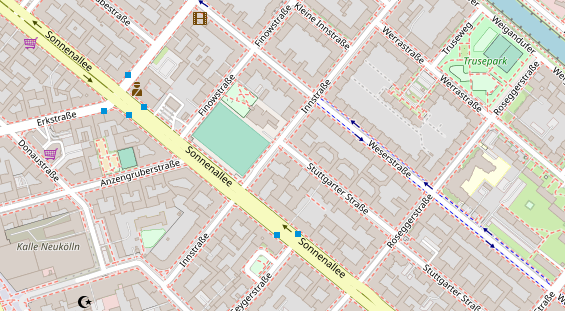 Hochzeitsfotograf auf Satellitenbild