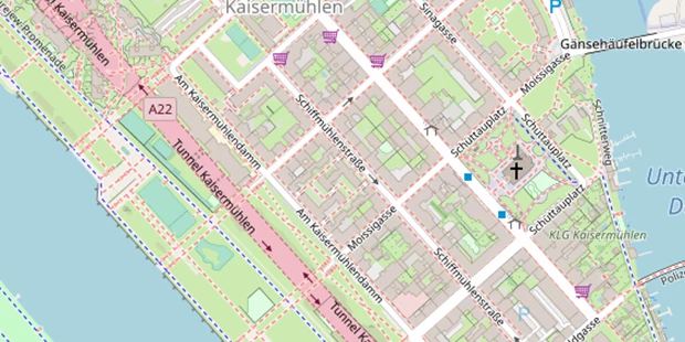 Hochzeitsfotograf auf Satellitenbild