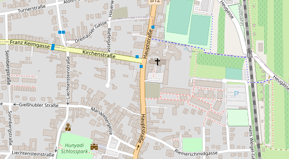 Hochzeitsfotograf auf Satellitenbild