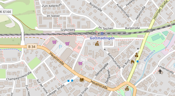 Hochzeitsfotograf auf Satellitenbild