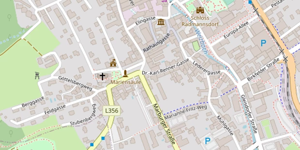 Hochzeitsfotograf auf Satellitenbild