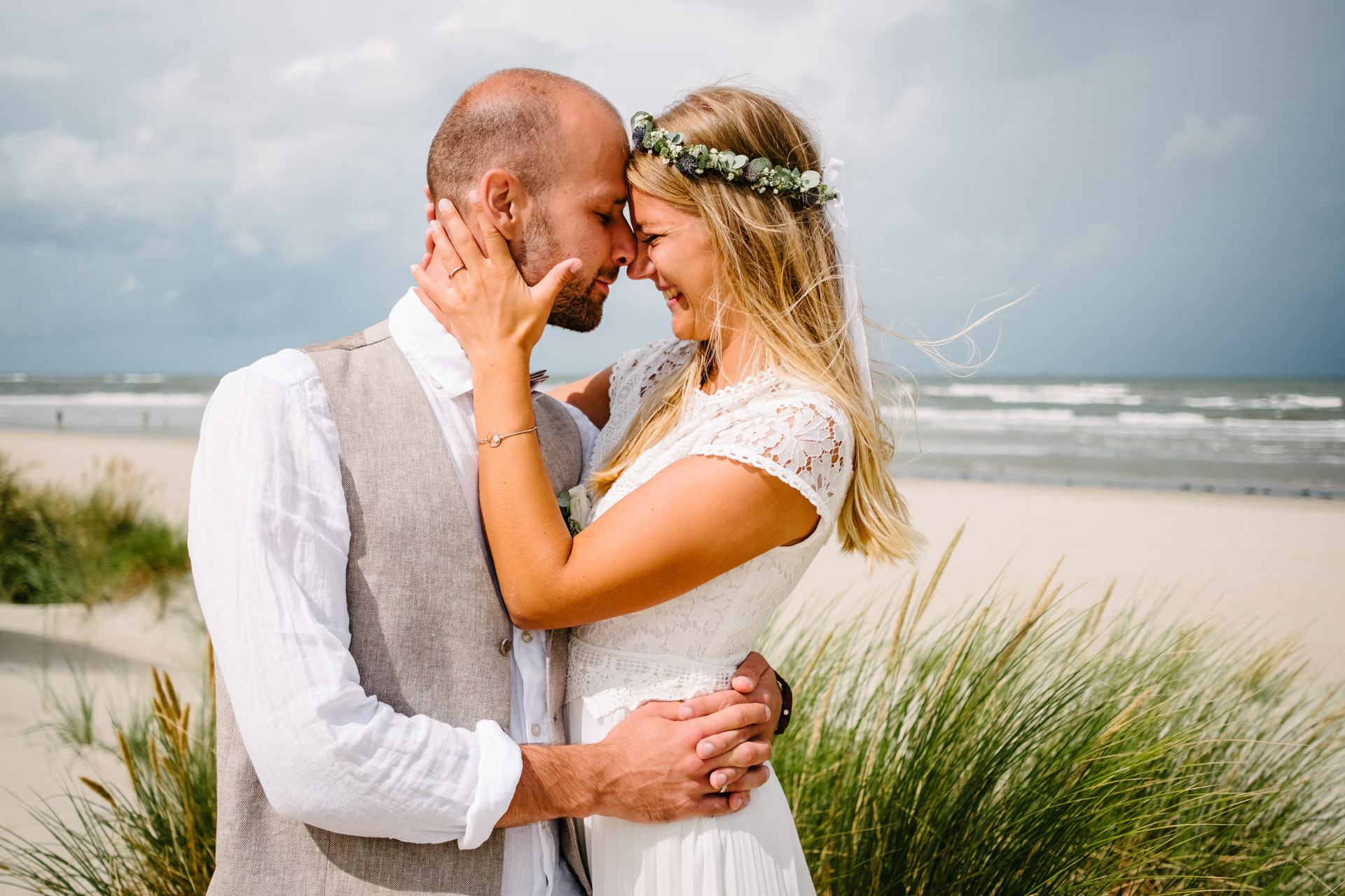 Hochzeitsfotograf - Hochzeit an der Nordsee am Strand. - Nils Breiner