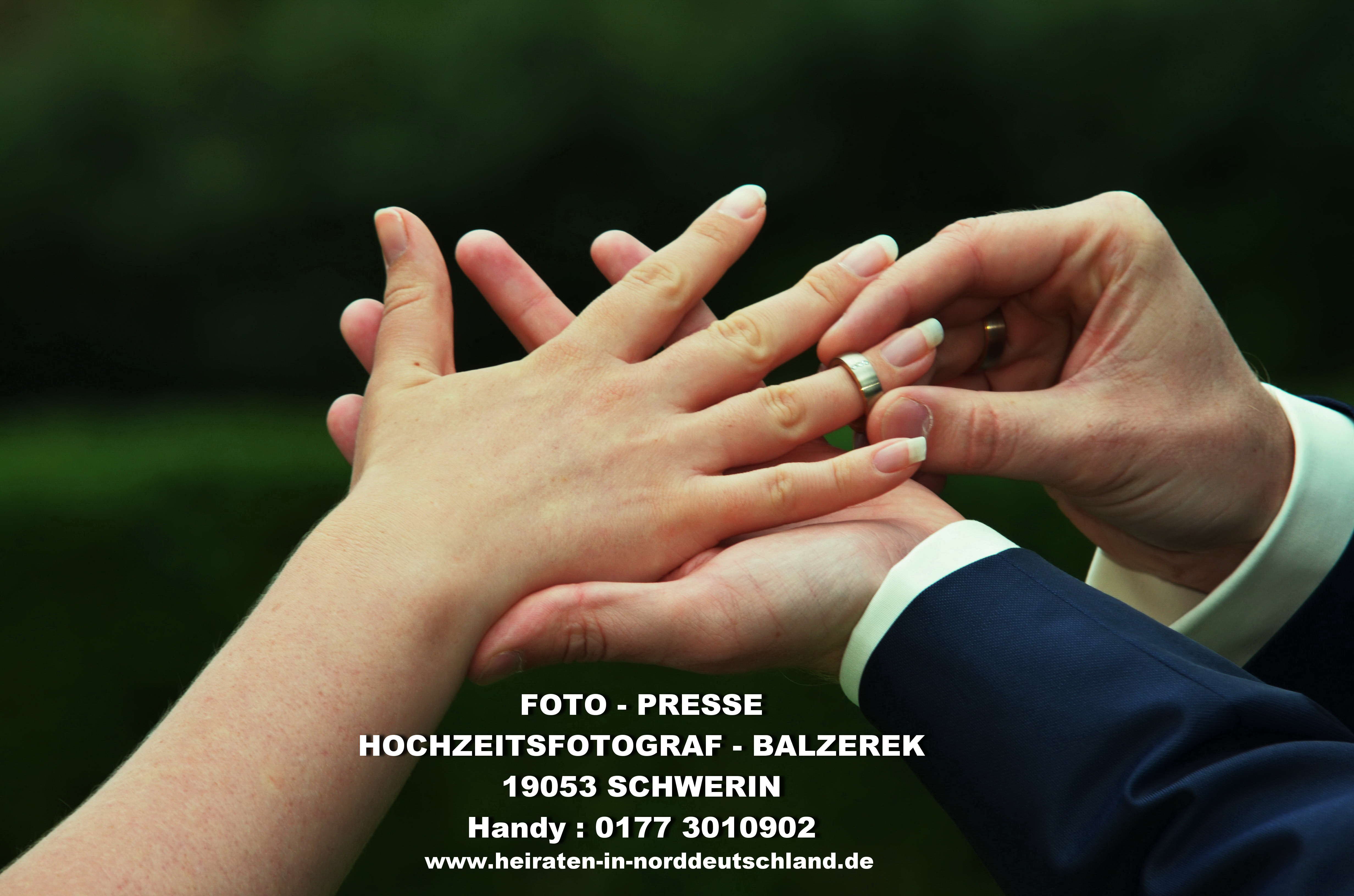 Hochzeitsfotograf - Freie Trauung - REINHARD BALZEREK