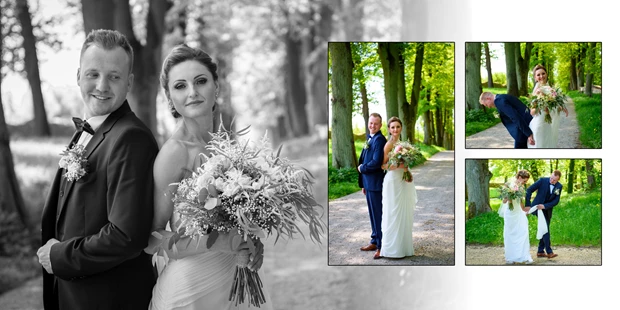 Hochzeitsfotos - Copyright und Rechte: Bilder dürfen bearbeitet werden - Weidenbach (Landkreis Ansbach) - Fotoshooting im Park - Fotostudio EWA