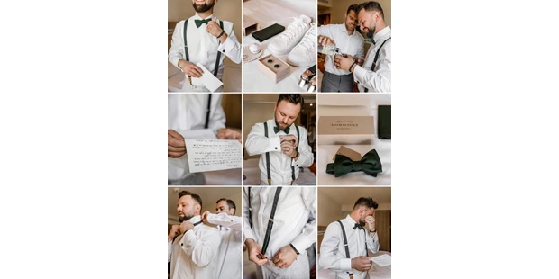 Hochzeitsfotos - Art des Shootings: Portrait Hochzeitsshooting - Raddusch - getting ready Bräutigam - Jennifer & Michael Photography