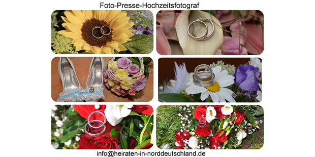 Hochzeitsfotos - Copyright und Rechte: Bilder frei verwendbar - Preetz (Vorpommern-Rügen) - Trauringe,Eheringe, - REINHARD BALZEREK