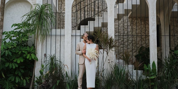 Hochzeitsfotos - Art des Shootings: Portrait Hochzeitsshooting - Schiffmühle - Wedding Mexico, Tulum - Rosewood Wedding