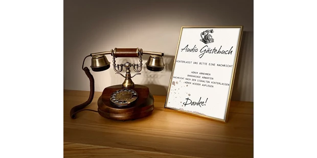 Hochzeitsfotos - Region Villach - Audio Gästebuch - dieFotobox.at