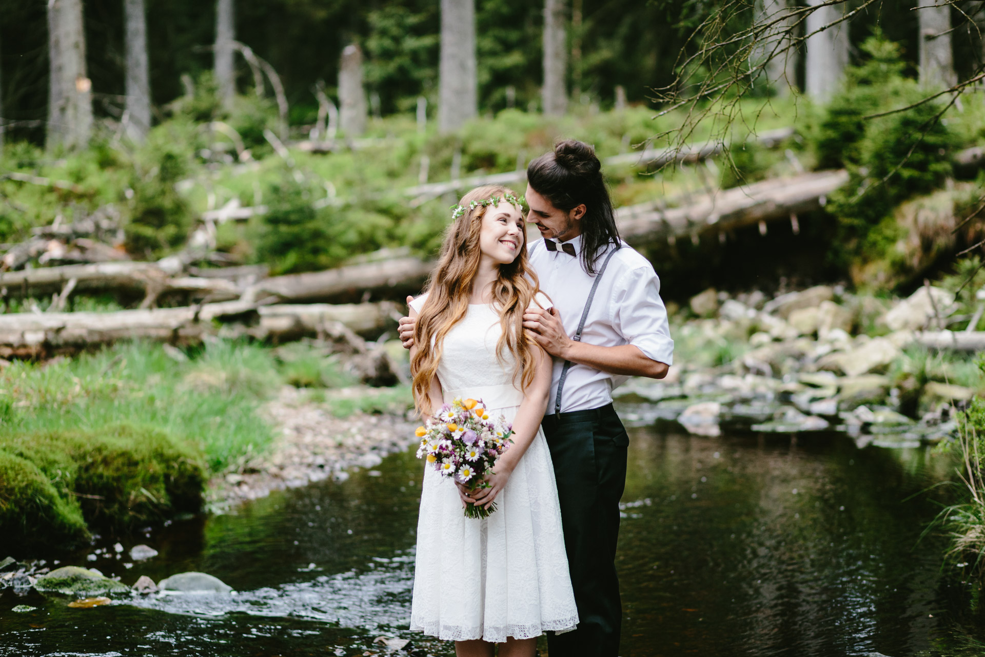 Hochzeitsfotograf: Brautpaarshooting im Harz. - Nils Breiner