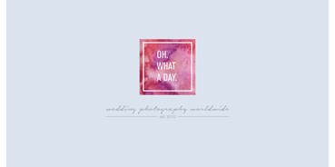 Hochzeitsfotos - Großbritannien - Oh What a Day. Wedding Photography - Oh. What a Day - Wedding Photography