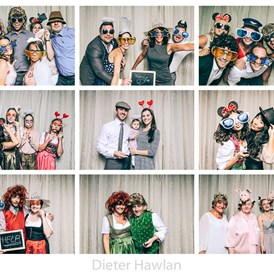 Hochzeitsfotograf: Eine Fotobox mit Druckmöglichkeit und jede Menge lustige Requisiten kann ich auf Anfrage gerne zur Hochzeit mitnehmen. - Dieter Hawlan