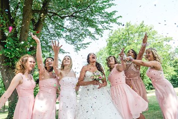 Hochzeitsfotograf: Gruppenbild mit den Bridemaids - Dieter Hawlan
