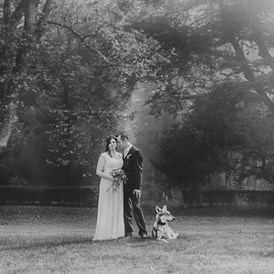 Hochzeitsfotograf: Fine Art Hochzeitsfotograf, schwarzweiß Nebellandschaft, vintage Style - ultralicht Fotografie