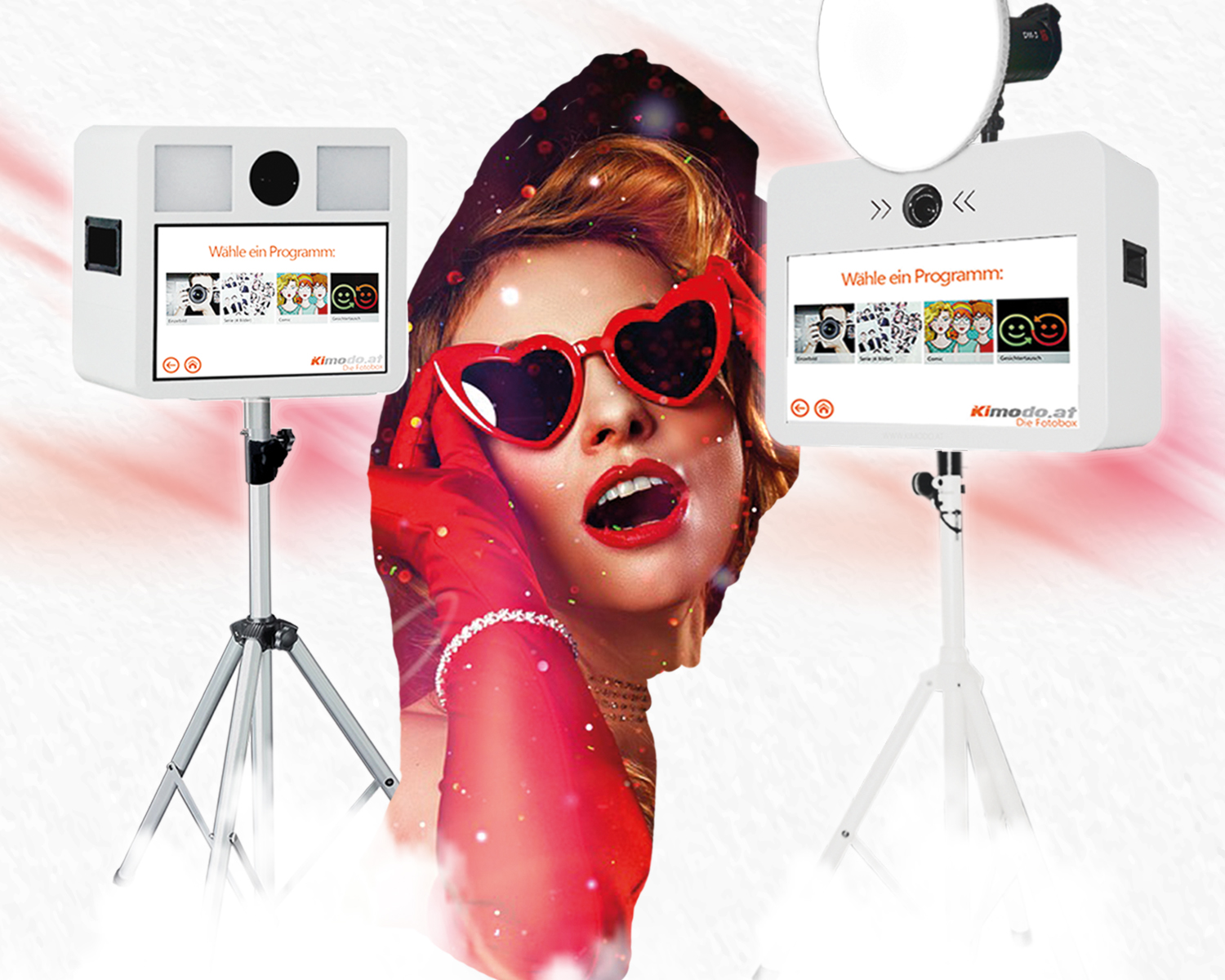 Hochzeitsfotos - Copyright und Rechte: Bilder kommerziell nutzbar - Oberösterreich - Miete die perfekte Fotobox für jedes Event!

Ob Geburtstagsparty mit 20 Freunden oder Hochzeit mit 350 Gästen - wir bieten Fotoboxen in verschiedenen Leistungskategorien für jede Veranstaltung.

Wähle aus:

Fotobox Premium: Rundum-Sorglos-Paket mit Aufbau, Betreuung und Abbau
Fotobox pickUP: Für den selbstständigen Aufbau - ideal für alle Feiern

Inklusive: Perfekte Fotoqualität, Sofortdruck, Papier Accessoires,
Profitiere von:

Gratis Lieferung in ganz Österreich
Profi-Leistung zum besten Preis
Buche jetzt deine Fotobox online! - Kimodo Fotobox - Die unterhaltsamste Art ins Bild zu kommen. Besser als jedes Selfie ...