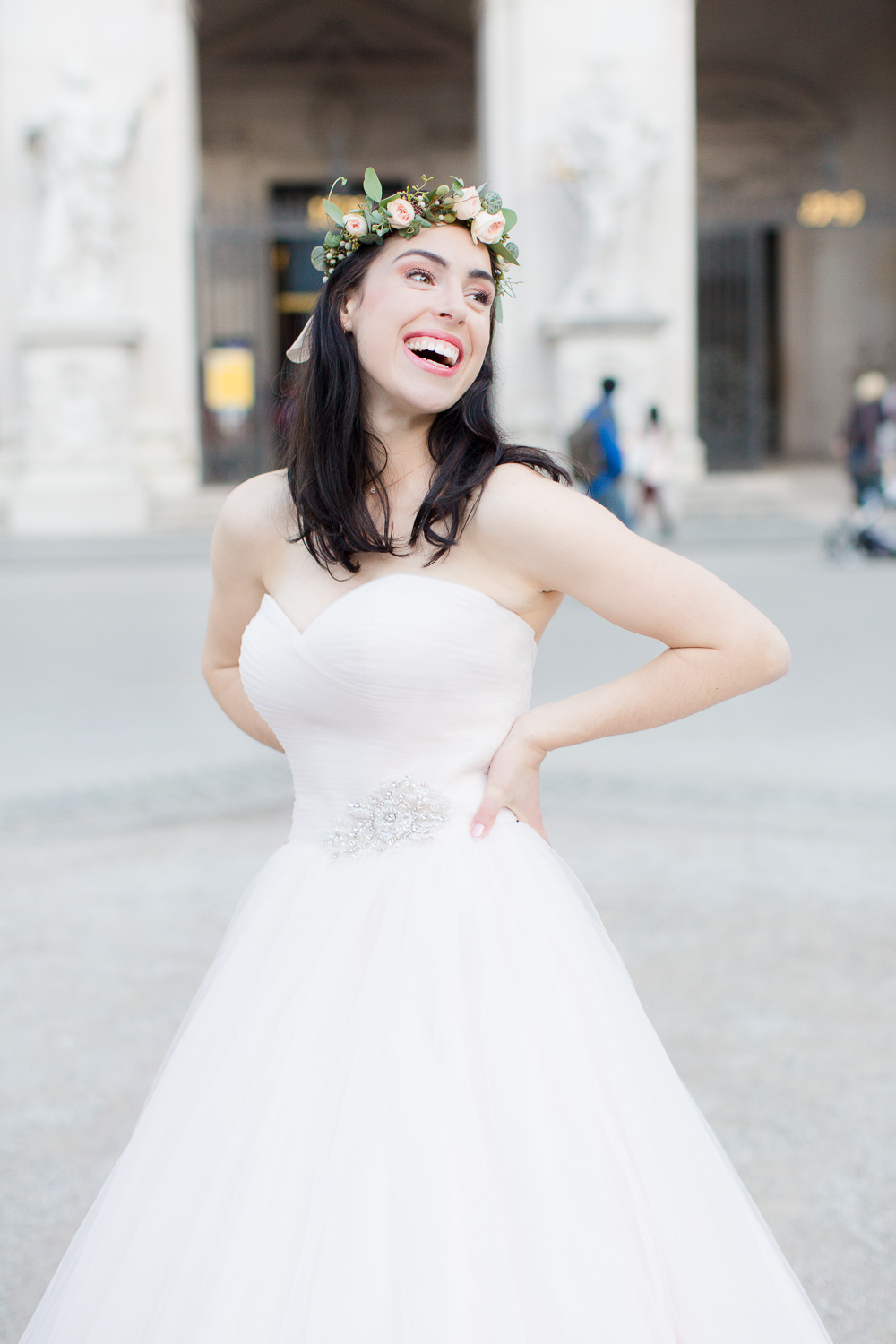 Hochzeitsfotograf: Ich liebe es, wenn Bräute lachen. - Anna Mardo Hochzeitsfotografie