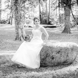Hochzeitsfotograf: Portrait Braut Erding Stadtpark - markus krompaß photographie
