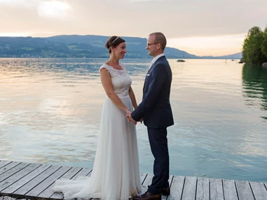 Hochzeitsfotograf: Hochzeit am Attersee - Veronika Phillipp