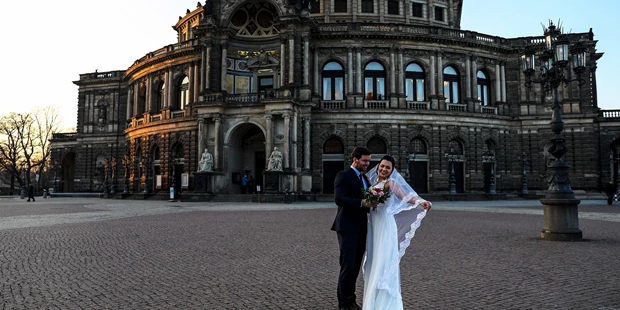 Hochzeitsfotos - Naumburg (Burgenlandkreis) - Inspirationsshooting in Dresden, Locations: Zwinger, Semperoper Großer Garten - Julia and Matthias Photography