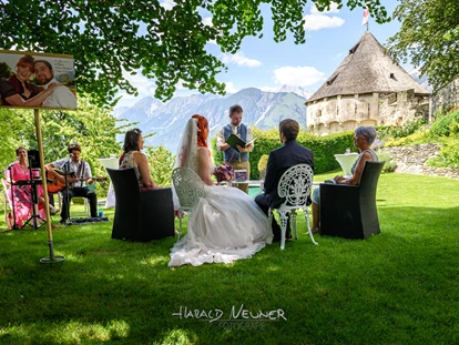 Hochzeitsfotos - Wildsteig - Romantische Gartenhochzeit im Schloß Friedberg. - Foto Neuner, Rum