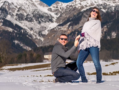Hochzeitsfotos - Wildsteig - Verlobung
Paarshooting zur Verlobung. Dieses Paar hatte sehr viel Spaß bei einem Sektpicknick im Schnee. jede Idee ist willkommen. Ich gehe auf alle Ihre Wünsche ein. - Foto Neuner, Rum