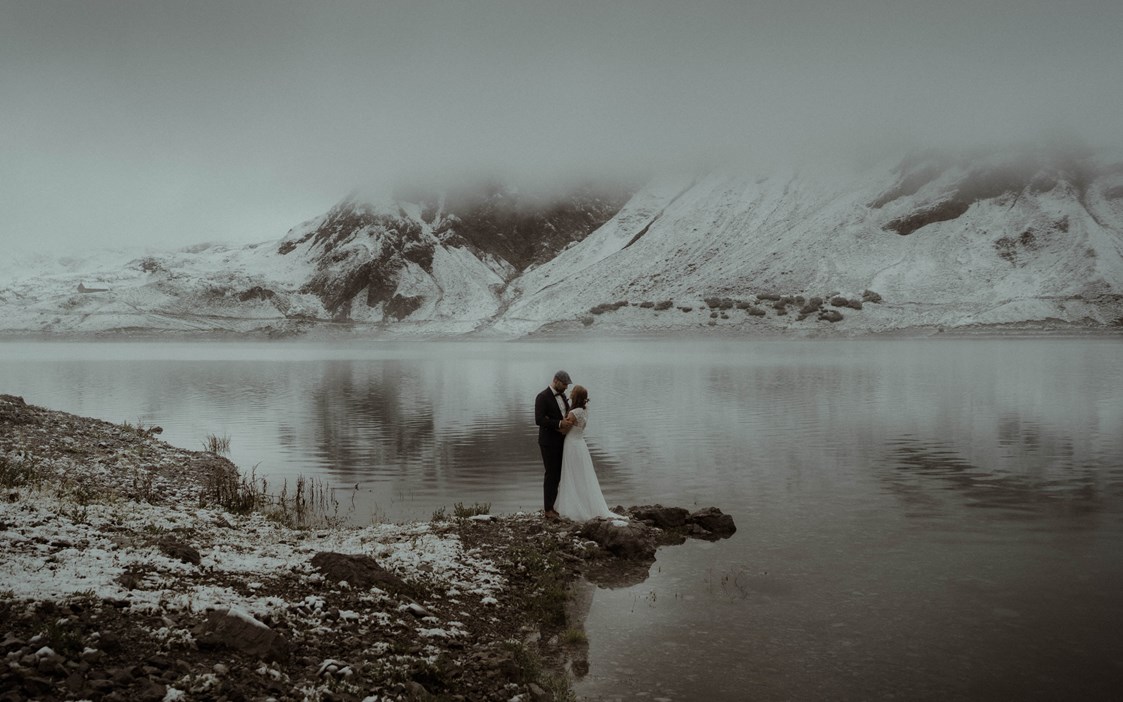 Hochzeitsfotograf: Früh-winterliches Elopement am Lünersee - Dan Jenson Photography