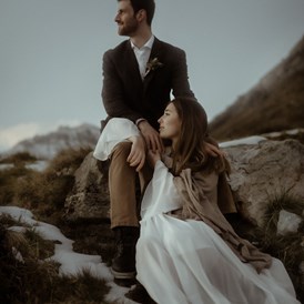 Hochzeitsfotograf: Sonnenuntergang nach Abenteuer Elopement in den Tiroler Bergen  - Dan Jenson Photography
