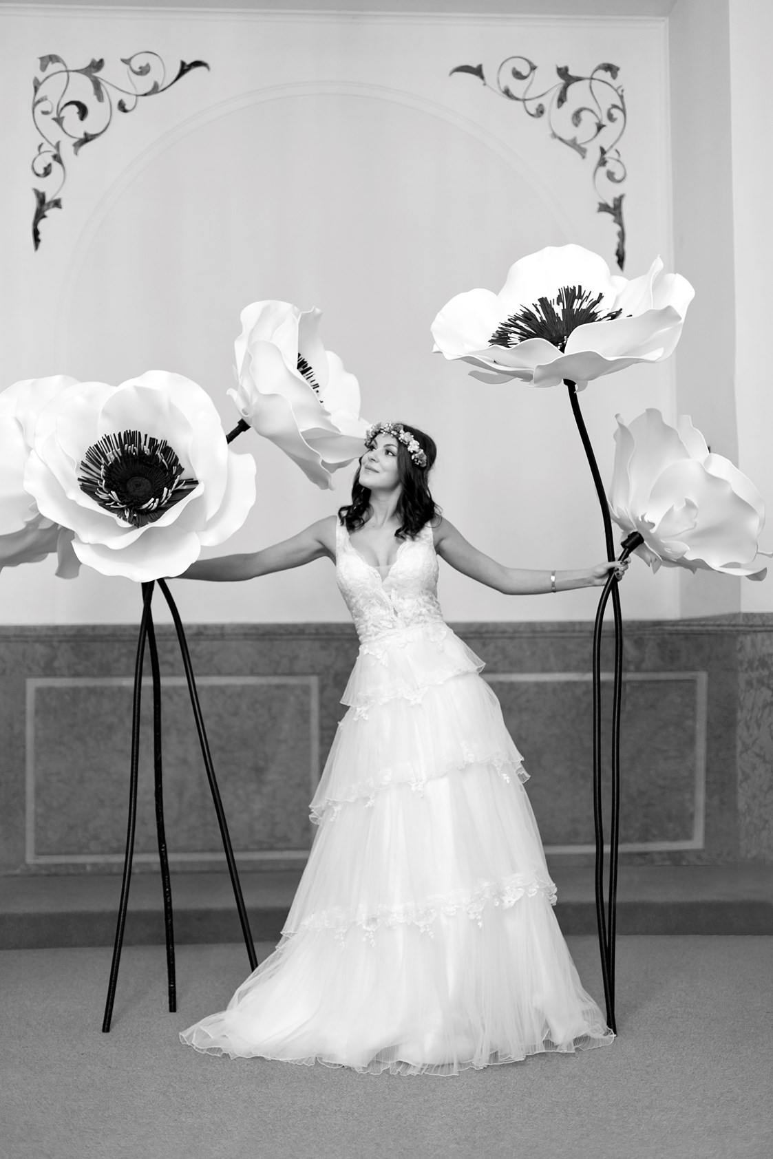Hochzeitsfotograf: "Braut mit Blumen" - Fotografenmeisterin Aleksandra Marsfelden