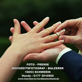 Hochzeitsfotograf: Freie Trauung - REINHARD BALZEREK