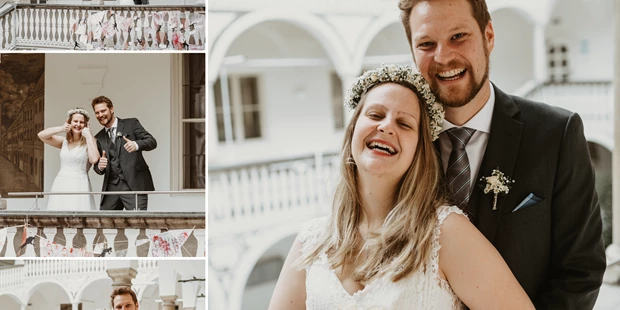 Hochzeitsfotos - Region Villach - Ein Auszug aus einer standesamtlichen Hochzeit in weiss - Roland Photography