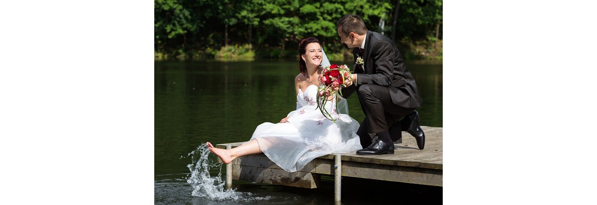 Hochzeitsfotograf: Wasserspiele - neero Fotografie und Grafik