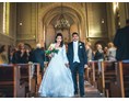Hochzeitsfotograf: Brautpaar, Auszug Kirche, Hochzeitsreportage, Wehrheim,  - Christian Schmidt